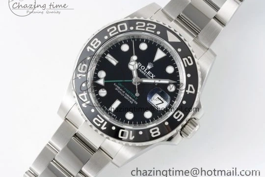 1219 RelaxedFit GMT Master II 116710 LN 904L SS C+F 1:1 Best Edition Black Dial on Oyster Bracelet VR3285 CHS 2252